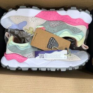 Flower Mountain Yamano 3 Size 7.5 38 Free People Movement NWT Retro Colors Rare